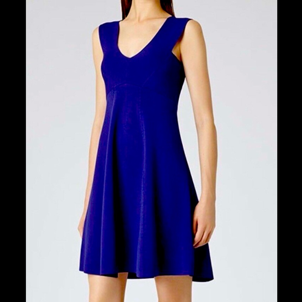 The Reiss Archive Royal Blue Jamie Knitted Dress 4